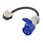 40 cm verloopkabel - UK stekker naar CEE - 16A – IP44 – Camping & boot
