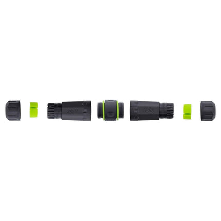 Patchkabelkoppeling Cat.6A – IP68 – 2x RJ45 – afgeschermd – M20