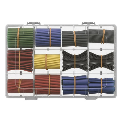 Krimpkousenset 560-delig – 12 maten, 5 kleuren