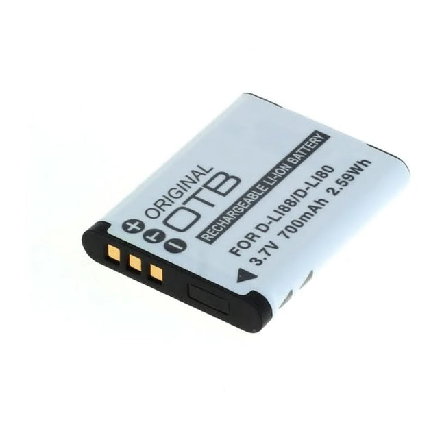 Compatibele camera accu voor Panasonic VW-VBX070, Pentax D-Li88, Sanyo DB-L80 en Toshiba PX1686