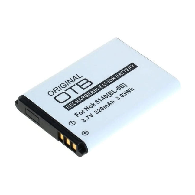 Compatibele accu voor Nokia 5140 / 6020 / 7260 / 5320 (BL-5B – 820 mAh)