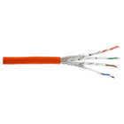 50 meter - Installatiekabel CAT7a S/FTP (PiMF) – AWG23 – 1200 MHz – B2ca - Oranje - Koper