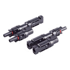 Solar PV T-adapterset – 1 naar 2 – IP67 – 1500 V – zwart