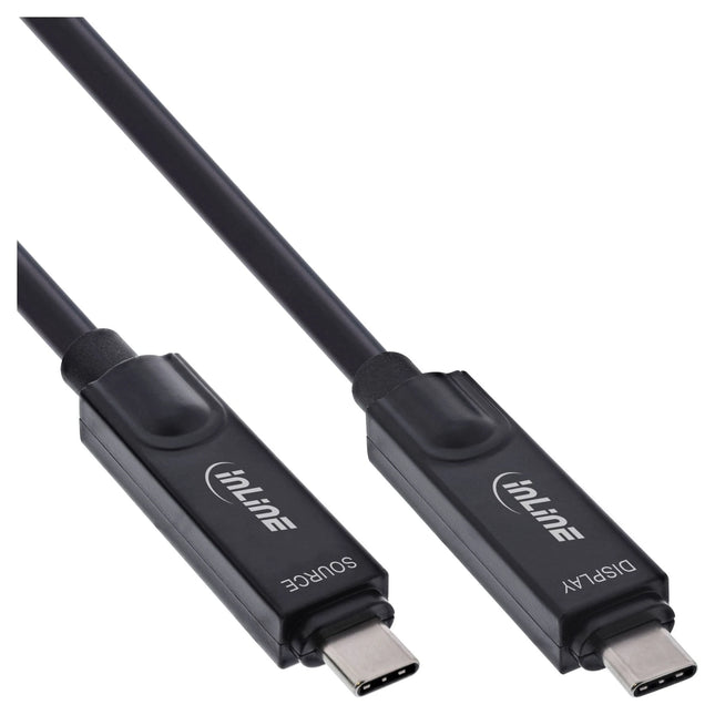 3 meter USB 3.2 Gen.2 AOC-kabel – USB-C naar USB-C – 8K@60Hz – 60W – zwart