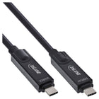 15 meter USB 3.2 Gen.2 AOC-kabel – USB-C naar USB-C – 8K@60Hz – 60W – zwart
