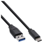 30 cm USB 3.2 Gen.1x2 kabel – USB-C naar USB-A – 10 Gb/s – zwart