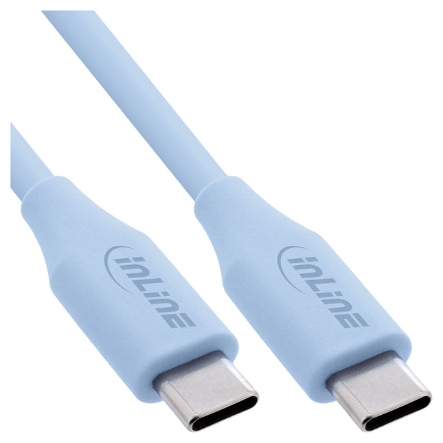 2 meter USB 2.0-kabel – USB-C snellaadkabel 100W – IJssnoep (blauw)