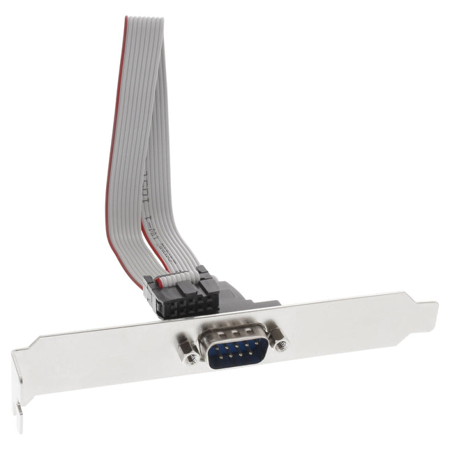 60 cm Slotplaatje met DB9 seriële poort – DB9 mannelijk naar 10-pins interne header