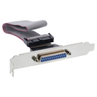 35 cm Slotplaatje met DB25 parallelle poort – DB25 vrouwelijk naar 26-pins interne header