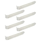 Aluminium PCI/PCIe/ISA sleufafdekplaten – 6 stuks