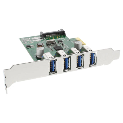 PCIe kaart – 4x USB 3.0 – met SATA-voeding