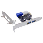 PCIe USB 3.2 Gen.1 interfacekaart met 4x USB-A (2 extern + 2 via slotbeugel)