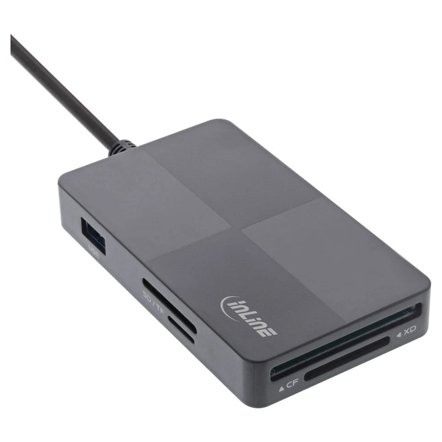 USB 3.2 Multi Cardreader Hub – SD / TF / MS / XD / CF – 3x USB-A – USB-C / USB-A – dual