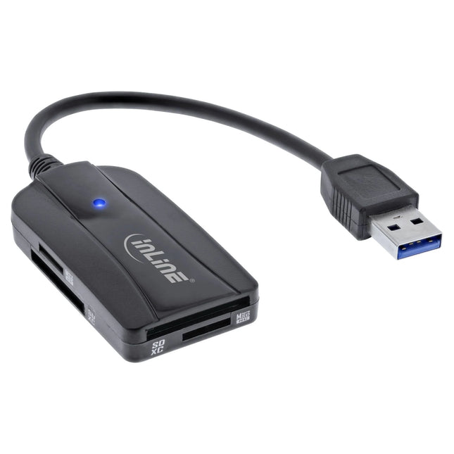 Kaartlezer USB-A / USB 3.2 Gen.1 voor SD- en microSD-kaarten