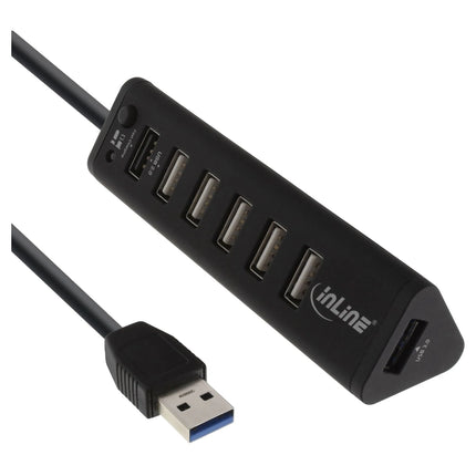 50 cm - Smart Hub – 7-poorts USB 3.2 Gen.1 / USB 2.0 - Zwart