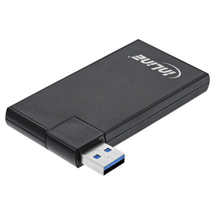 180° Twist Hub USB 3.0 – 4 poorten – draaibaar – zwart