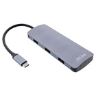 15 cm - USB 3.2 Gen.2 hub – 4x USB-C + 3x USB-A – PD 100W – aluminium