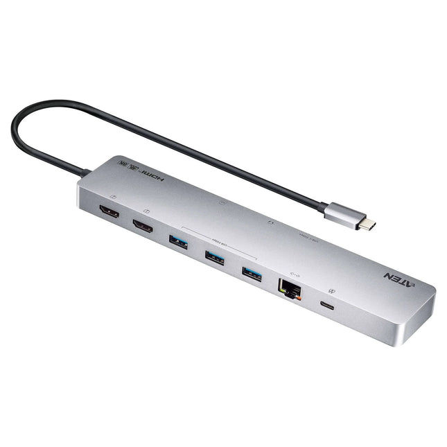 ATEN UH3240 USB-C 11-in-1 Dockingstation met 4K Dual Display en Power Delivery