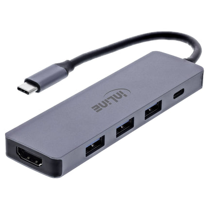 Multifunctionele USB-C hub met 3x USB-A, HDMI 4K/60 Hz en USB-C PD 100W