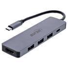 Multifunctionele USB-C hub met 3x USB-A, HDMI 4K/60 Hz en USB-C PD 100W