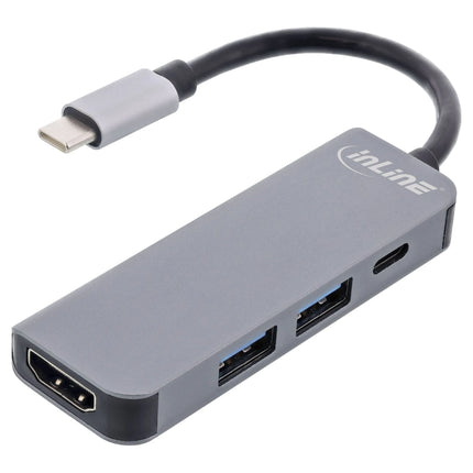 Multihub USB-C met 2x USB-A, HDMI 4K en Power Delivery 87W (USB 3.2 Gen.1)