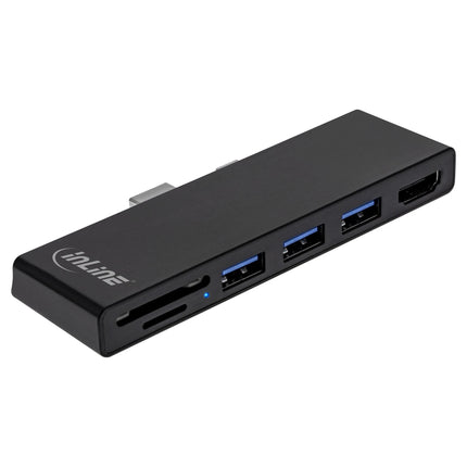 MultiHub voor Surface Pro 4/5/6 met HDMI 4K, USB 3.2 en kaartlezer