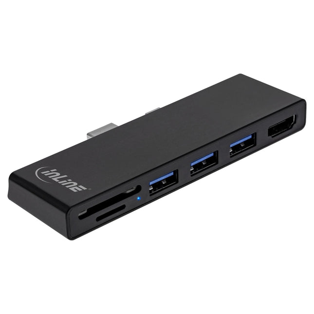 MultiHub voor Surface Pro 4/5/6 met HDMI 4K, USB 3.2 en kaartlezer