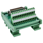D-Sub 25 klemmenblok – stekker – schroefklem – DIN-rail – genummerd