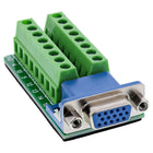 VGA (HD15) aansluitblok – contactdoos – schroefklem