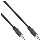 1,2 meter Audiokabel 3,5 mm stereo mannelijk/mannelijk - Zwart