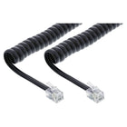 2 meter piraalkabel RJ10 – 4P4C – male/male – zwart