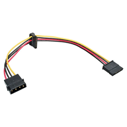 30 cm Interne voedingsadapterkabel 4-pins Molex naar 2x SATA voeding