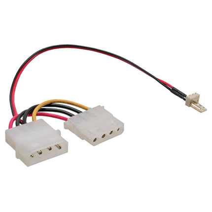30 cm 3-pins ventilator naar 4-pins Molex adapterkabel