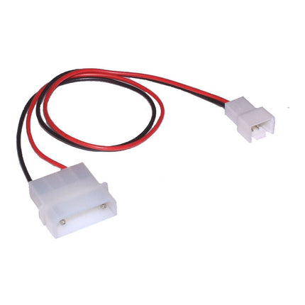 30 cm Fan Adapterkabel 3-pin ventilator naar 4-pin Molex voeding