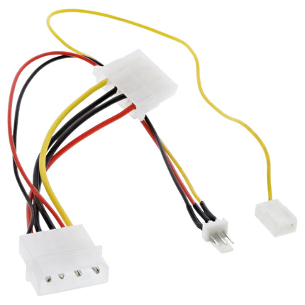 30 cm 12V naar 7V ventilatoradapter met toerentalsignaal (3-pins)