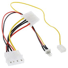 30 cm 12V naar 7V ventilatoradapter met toerentalsignaal (3-pins)
