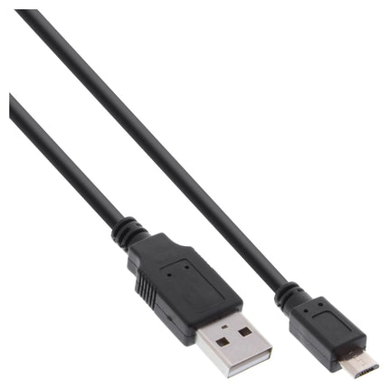 1,50 meter Micro USB 2.0 snellaadkabel – USB-A (M) naar Micro-B (M) - zwart