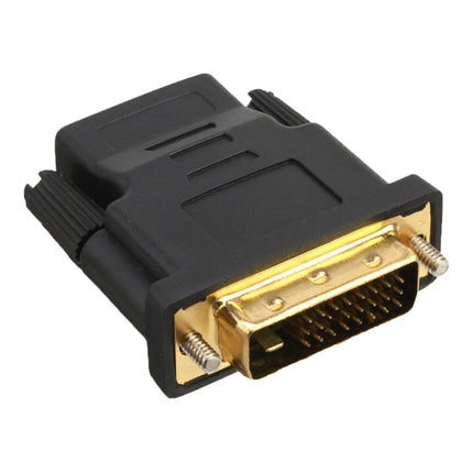 HDMI naar DVI adapter – HDMI vrouwelijk / DVI-D 24+1 mannelijk – 4K 30Hz - zwart