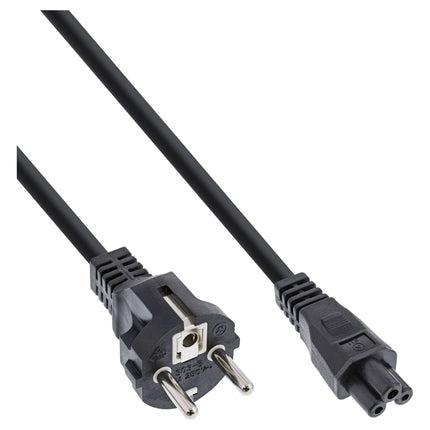 2 meter Stroomkabel CEE 7/7 naar IEC-C5 – zwart