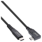 5 meter USB 3.2 Gen.1 USB kabel – USB-C male naar haakse USB-C male – 5 Gbit/s – 60 W - zwart