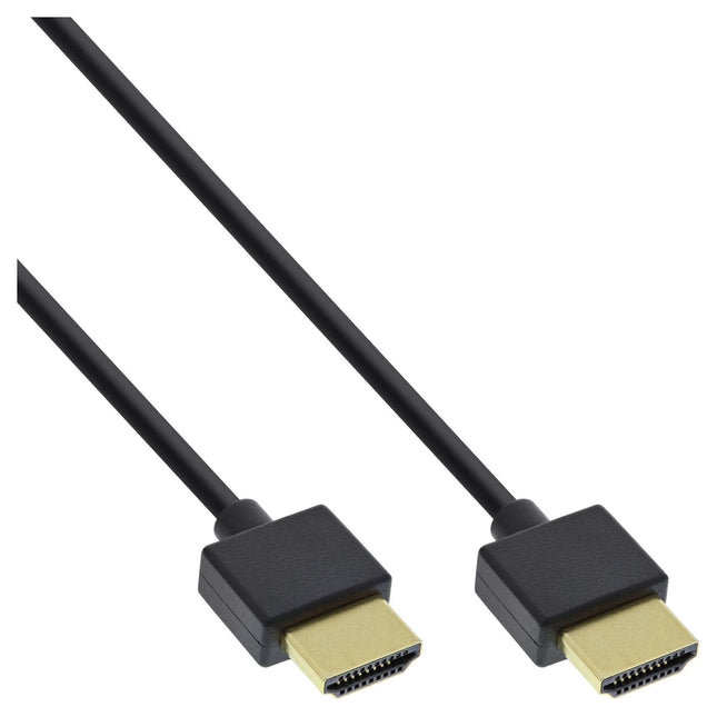 50 cm Dunne HDMI-kabel – HDMI 2.0b – 4K 60Hz – zwart