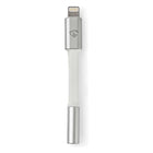 15 cm Premium Lightning naar 3,5 mm jack audio adapter – aluminium