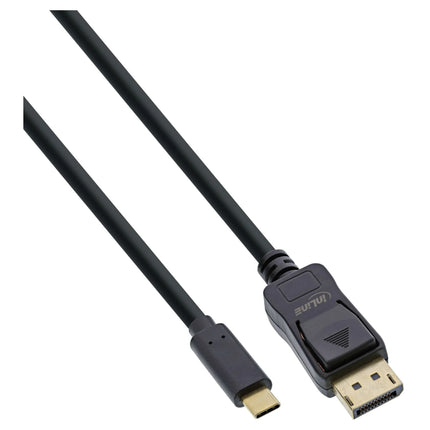 2 meter USB-C naar DisplayPort kabel – 4K@60Hz - zwart - verguld