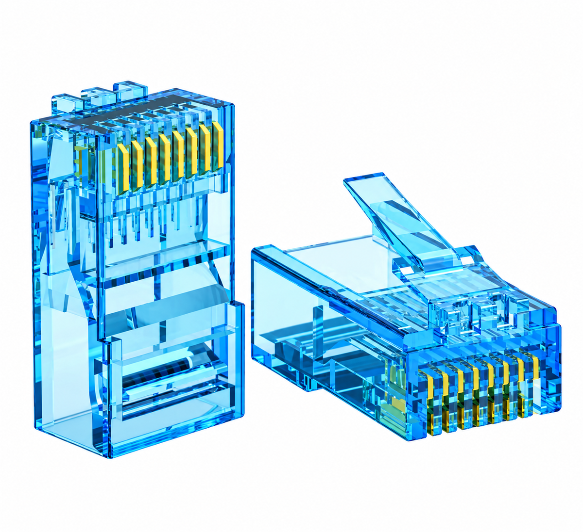 Cat 6 RJ45-stekker 8P8C UTP – Blauw