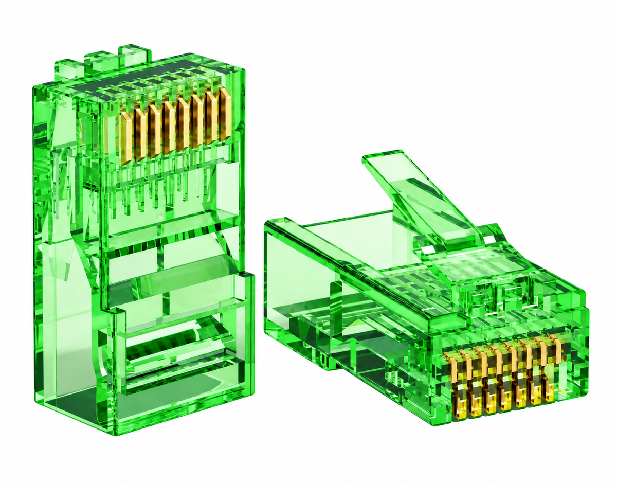 Cat 6 RJ45-stekker 8P8C UTP – Groen
