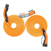 7 meter LAPP HELIX Type 2 laadkabel – 22 kW – 32 A – 3-fase – oranje