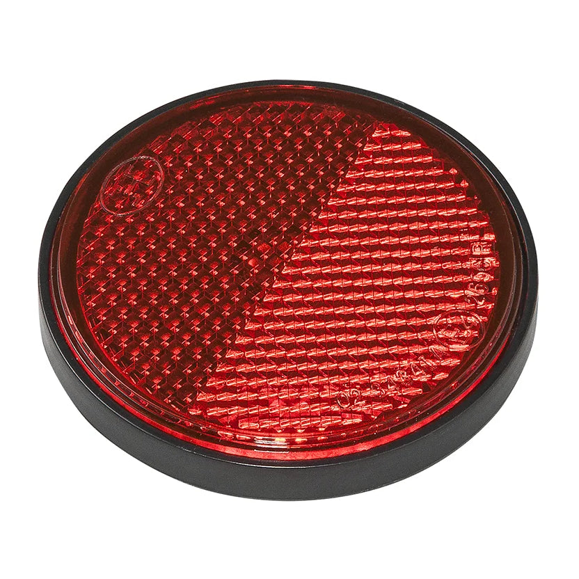 ProPlus zelfklevende reflector rood met grondplaat – rond – Ø 55 mm