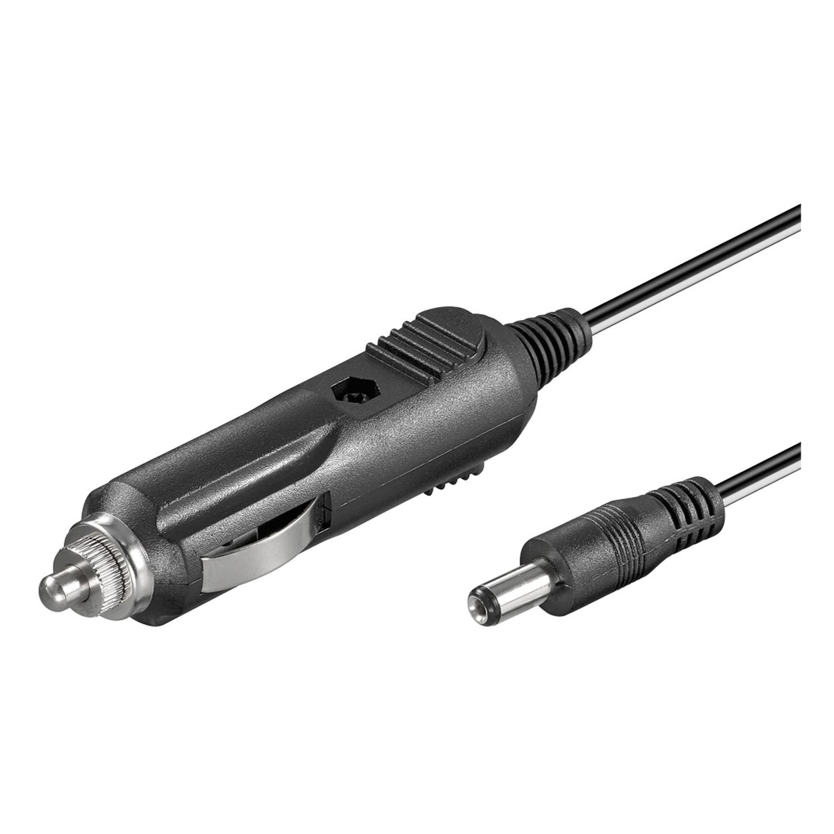 1,8 meter Goobay sigarettenaansteker naar DC kabel – 12 V – 5,5 × 2,1 mm - Zwart