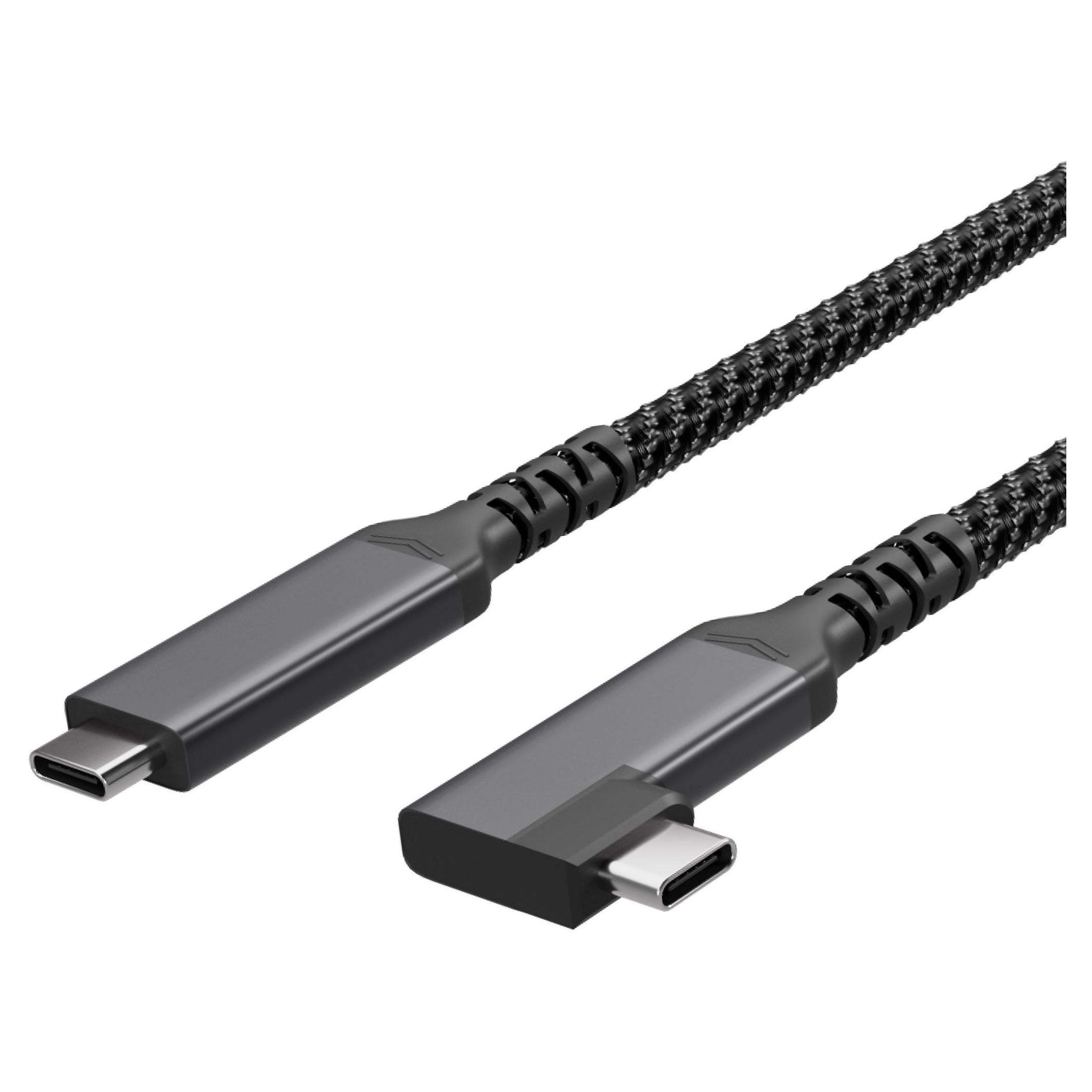 2 meter Flexline USB-C 3.2 Gen 2 kabel 90° – 10 Gbit/s – 100W PD – 4K 60Hz