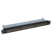 InLine Cat.6 patchpanel 24-poorts – 19 inch 1U – zwart